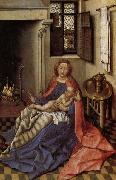 Robert Campin Madonna and Child Befor a Fireplace France oil painting artist